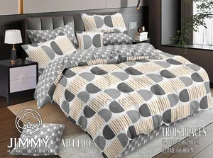(6pc)Flowered Double Sided Cotton Duvet Cover ~ Size : 6*6/6*7