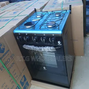 Euroken 50x55 Gas Cooker 4 Burners Oven