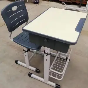 Plastic Adjustable Homework Desk and Chair Set