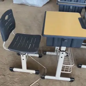 Plastic Adjustable Homework Desk and Chair Set