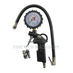 Tire Inflator Gun With A Pressure Gauge.