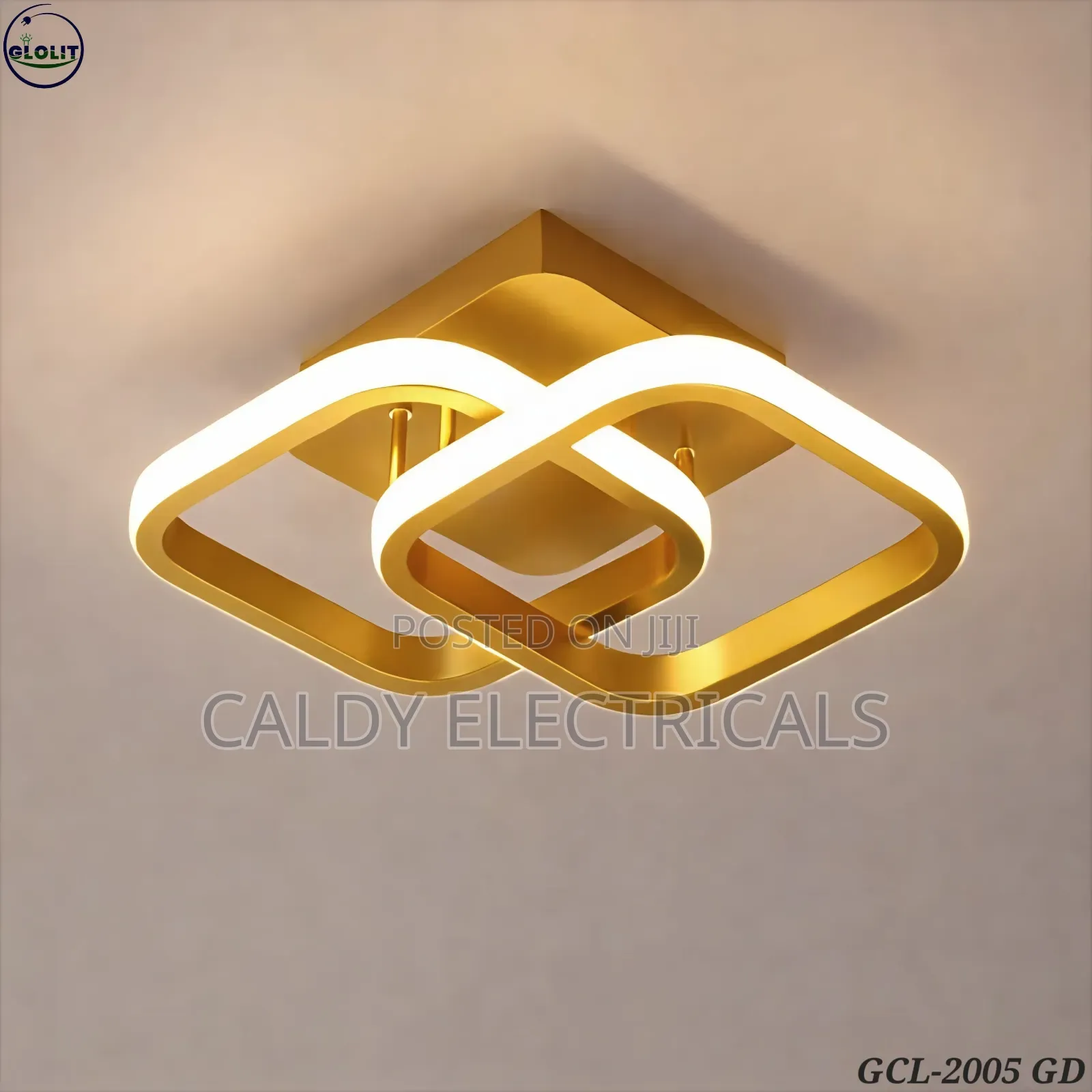 Modern Ceiling Light Gold