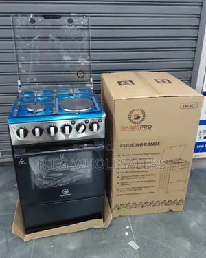 Smartpro 50x55 Cooker 3 Gas + 1 Electric Hotplate Oven
