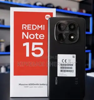 New Xiaomi Redmi Note 15 256 GB Black