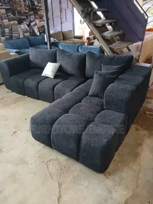 Black Bubble Sofa With Removal Back Pillows
