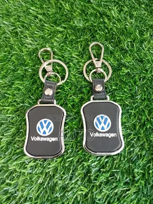 Volkswagen Key Holder Keychain Leather Metal Vw