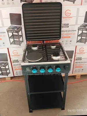 3 + 1 Free Standing Eurochef Cooker