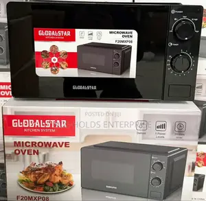 20 Litres (Silver) - Globalstar Manual Microwave Oven