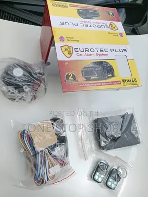 Eurotec Universal Alarm System Device With Engine Immobilizer+2remotes