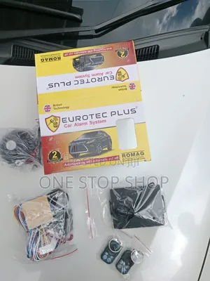Eurotec Generic Complete Car Security Alarm System With 2 Remote Keys