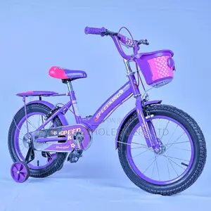 Baby Bicycle Size 16 With Training Wheels and Steel Frame