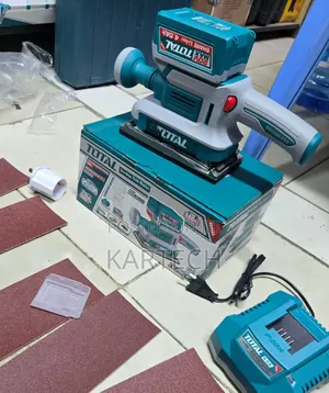 Total 20v Cordless Orbital Sander (4.0ah Lithium, Brushless)