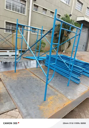 Scaffolding Ladder (Blue) 2m High