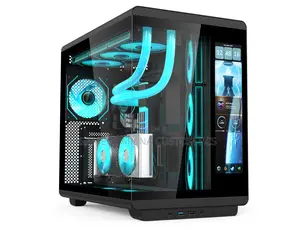 Soeyi U600 Dual Chamber Atx Mid Tower Gaming Pc Case With 2. LCD