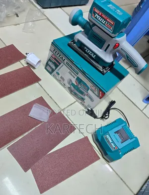 Total 20v Cordless Orbital Sander (4.0ah Lithium Battery)