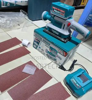 Total 20v Brushless Orbital Sander Kit (Battery + Charger Included)