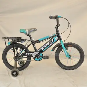 Swing 16” Bike With Back Seat Carrier – Safe, Stable Super Handy