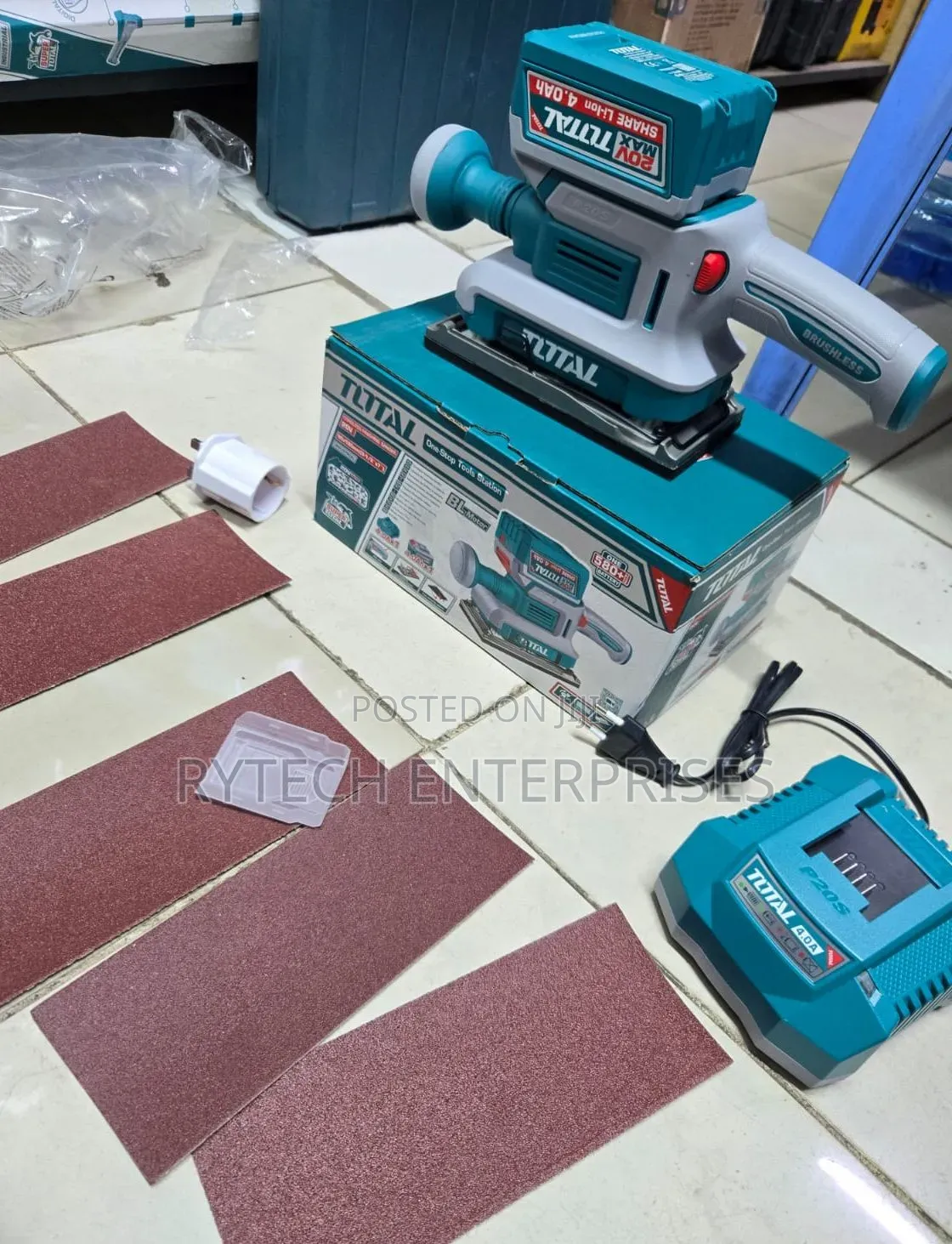 New Total Cordless Finishing Sander