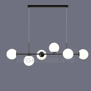 Modern Leaner Pendant Light Black