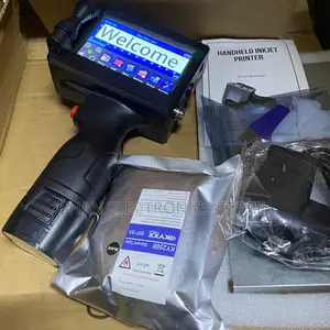 Barcode and Date Printing Handheld Inkjet Printer, Touch Screen