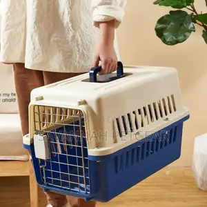 Small Portable Pet Travel Airplane Cages Plastic Carriers