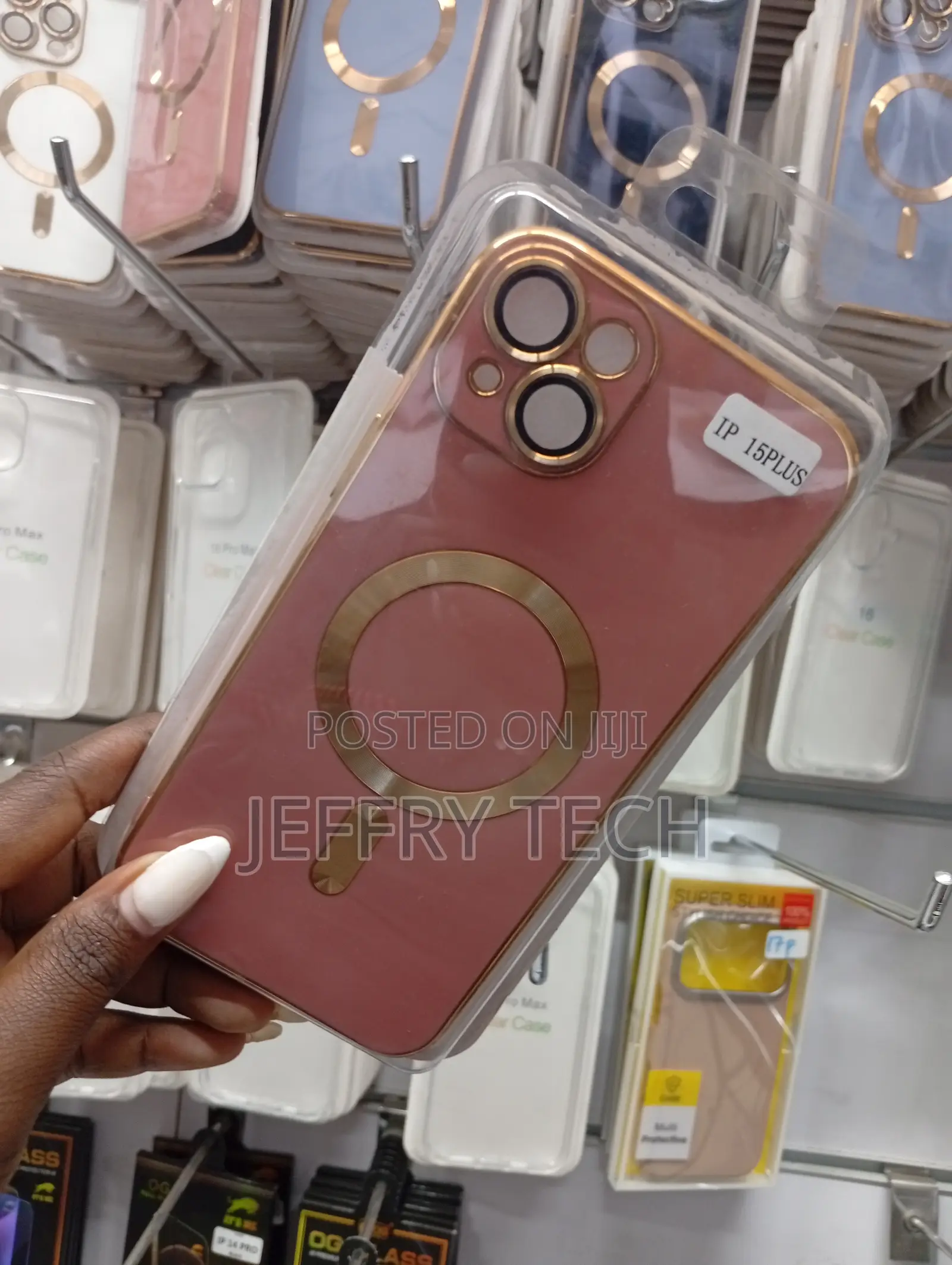iPhone 15 Plus Electroplated Clear Phone Case