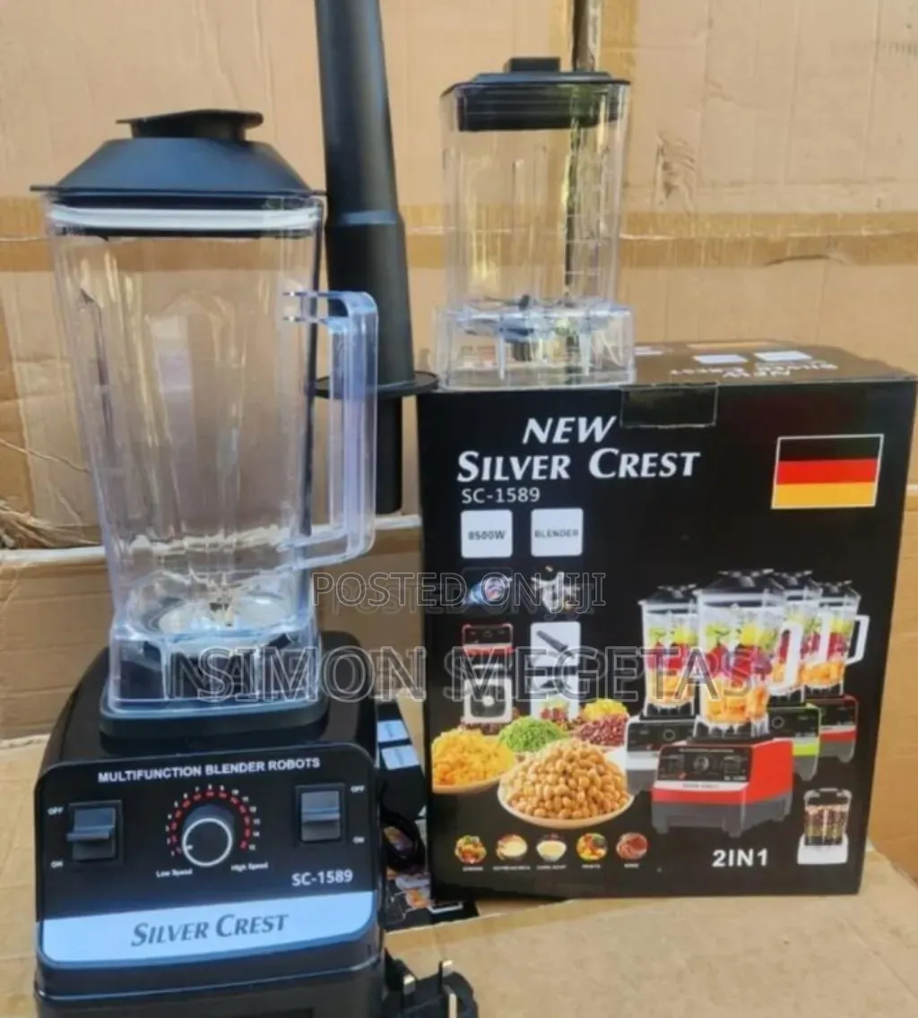 With Grinder Newly Silver Crest Commercial Blender