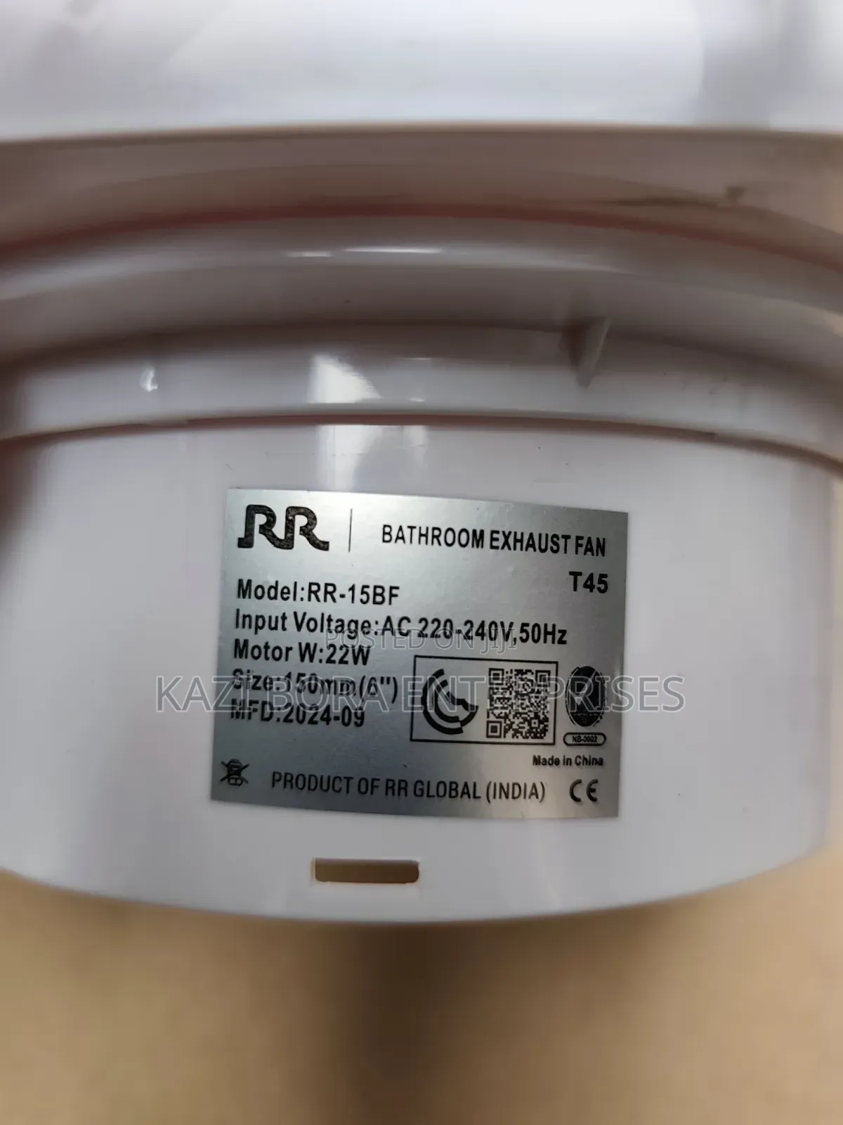 6 Inch Plastic Extractor Fan