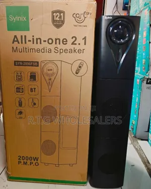 Syinix 2.1 Multimedia Speaker Syn2890fsb Powerful Bass