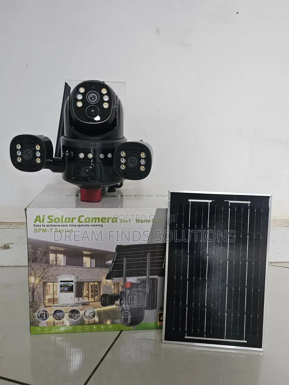 Hd Outdoor/Indoor Solar Ai CCTV Camera