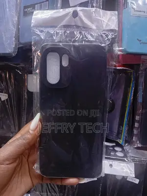 Oppo A57 4g Black Soft Silicone Tpu Protective Phone Case,