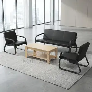 Office Sofa; Five Seaters Executive Accomodative Office Leather Sofa