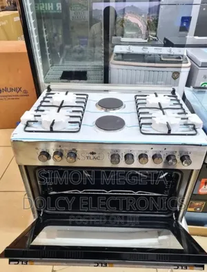 4gas Burner 2e 60*90 Tlac 4+2 Standing Cooker. Pay on Delivery