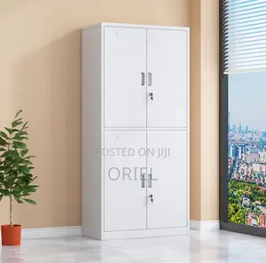 Office Cabinet : 4-Door Vertical Steel Office Storage Locker