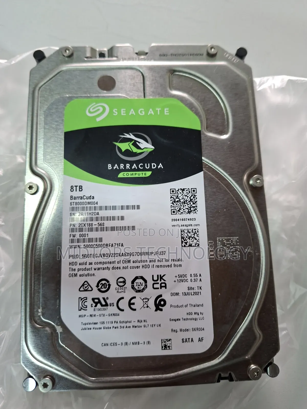 8tb Harddisk CCTV Storage