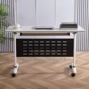 Office Table; 1.2 Meters Foldable Home Office Conference Portable Desk