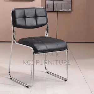 Office Chairs; Stackable Durable Home Office Vistitor Chrome Chairs