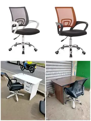 Adjustable Chairs With Lockable Office Desk R