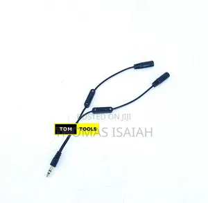3.5mm TRRS Audio Splitter Cable With Independent Volume Sliders