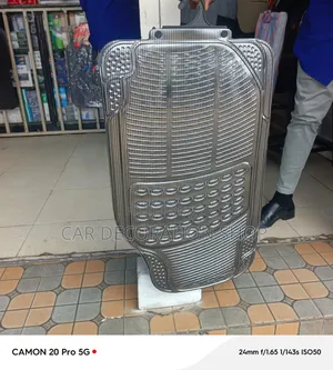 4pc Silver Car Mats