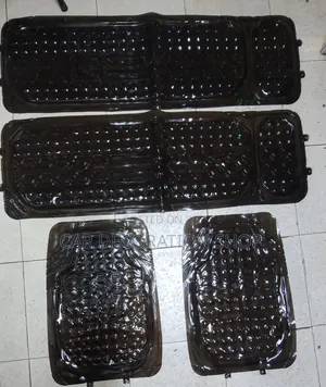 7 Seater Clear Black Waterproof Carpet Nonslip Mats