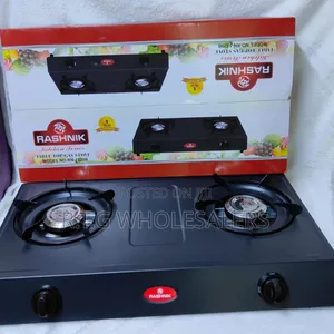 Rashnik Double Burner Table Top Gas Stove