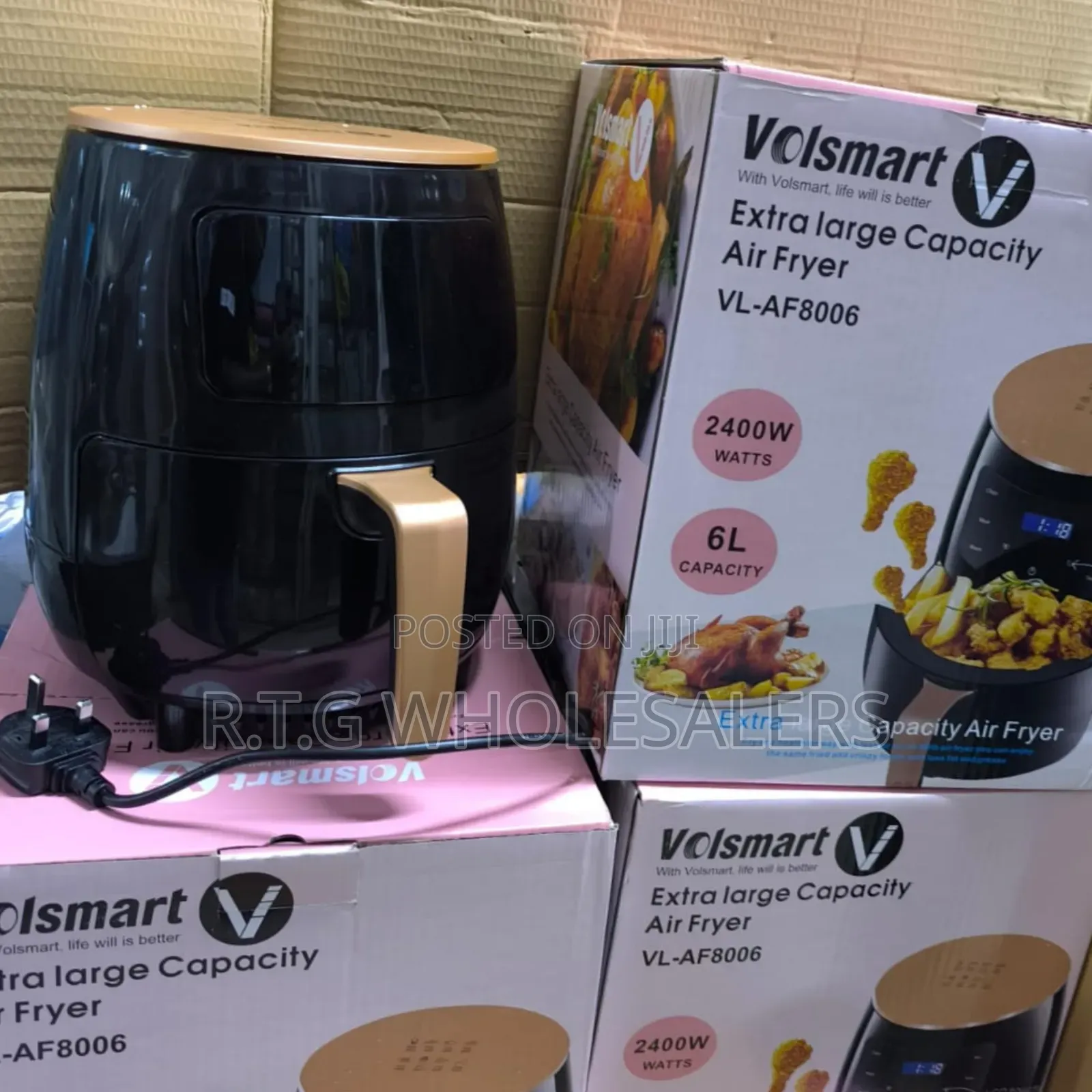 6l Volsmart Smart Air Fryer 2400w Digital