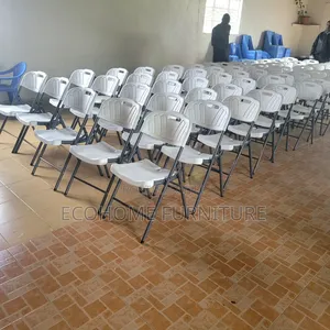 White Stackable Plastic Chairs