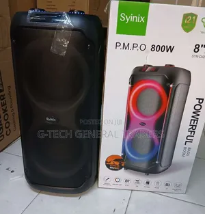Syinix 8inch Boom Speaker 800w Bluetooth Speaker