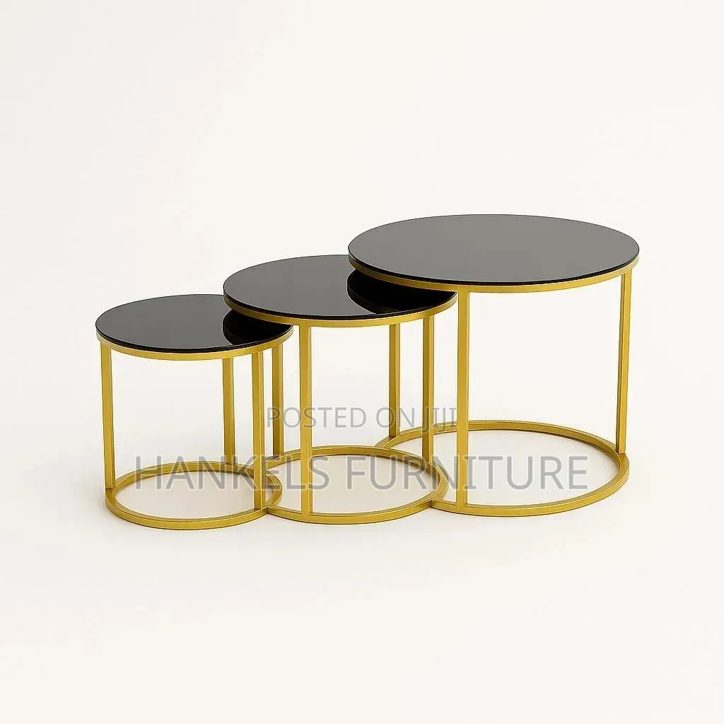 Round Nesting Coffee Tables for Modern Living Rooms