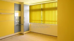 Clean Interior Look With Vertical Blinds
