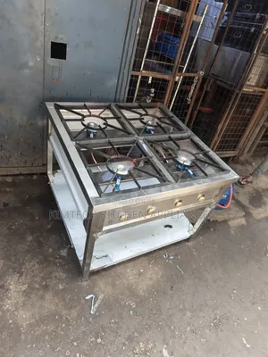 Stainless Steel 4burner Cooker Square