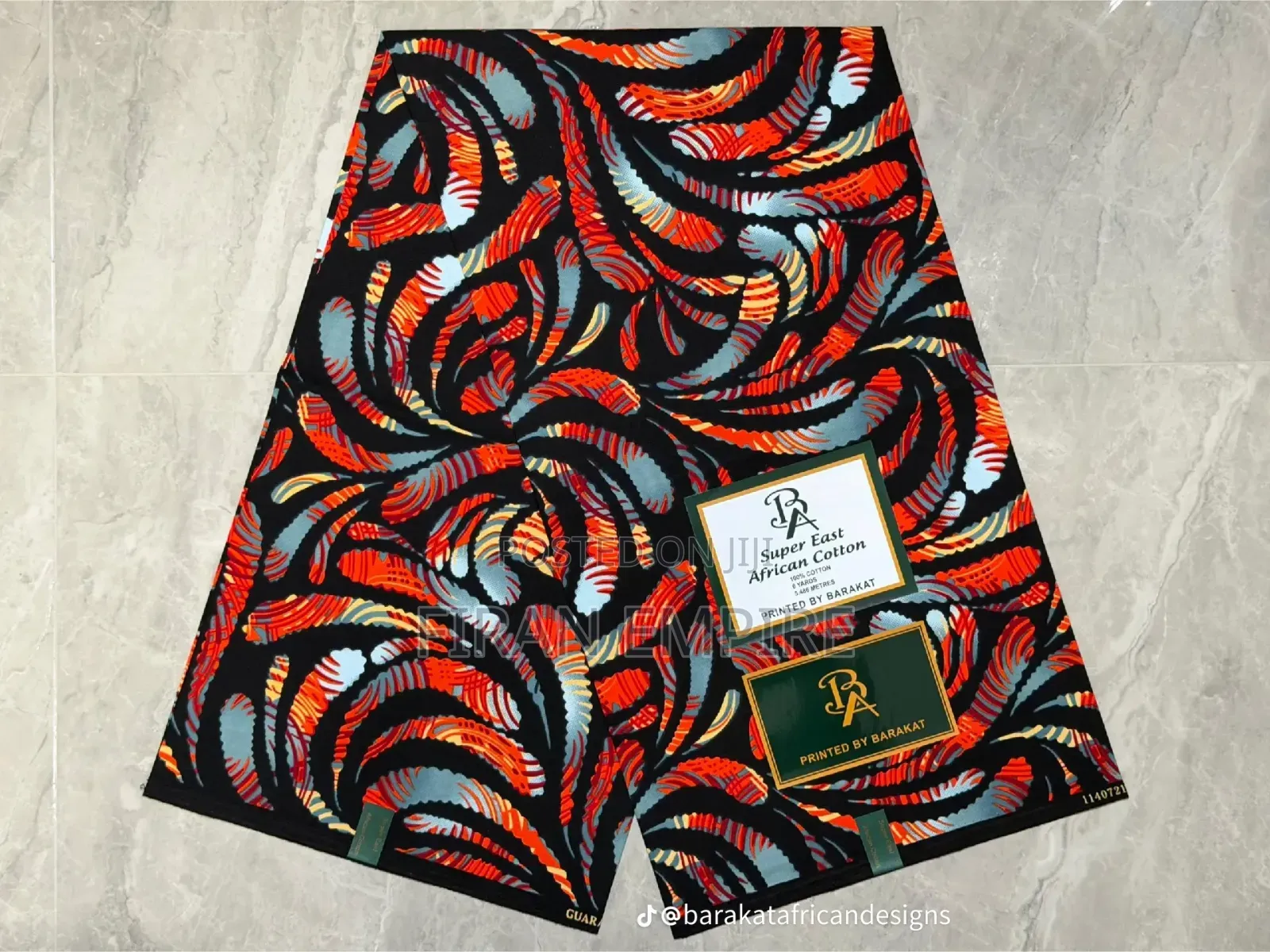 Kitenge Fabric (Pure Cotton) 6yards