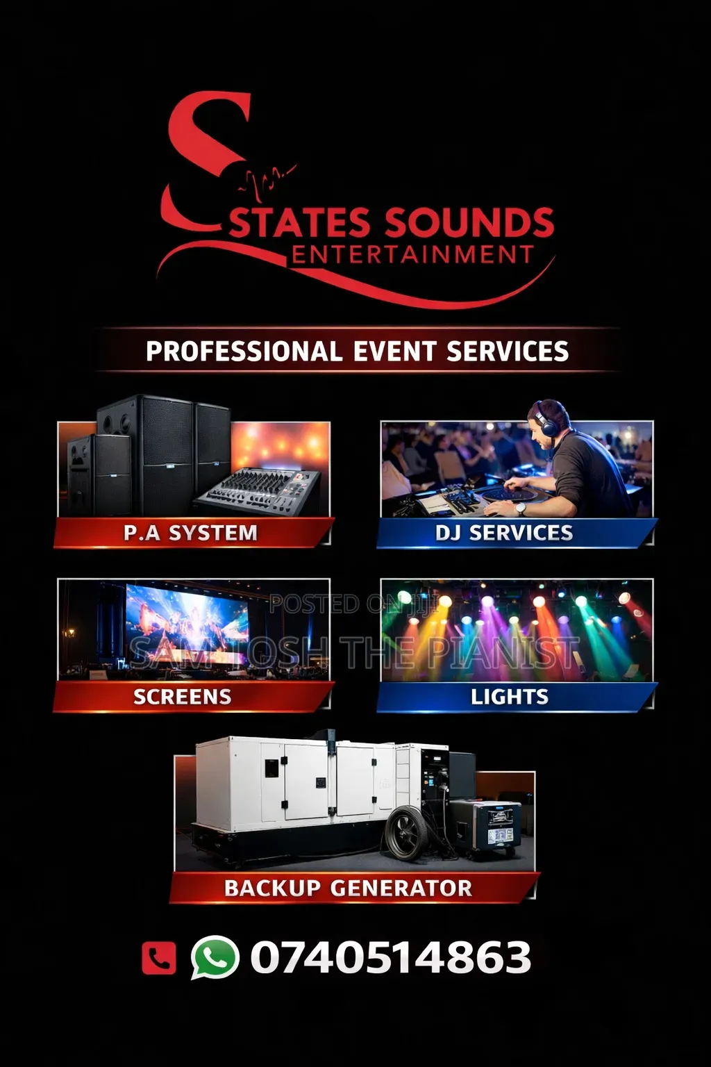 P.A System for Hire